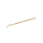 Wsuwki fryzjerskie do włosów E-64 36 szt. 6 cm złote